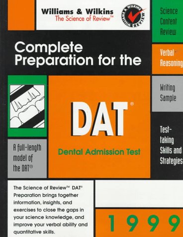 Complete Preparation for the DAT: 1999 Edition,Used