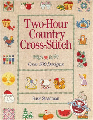 TwoHour Country CrossStitch: Over 500 Designs,Used