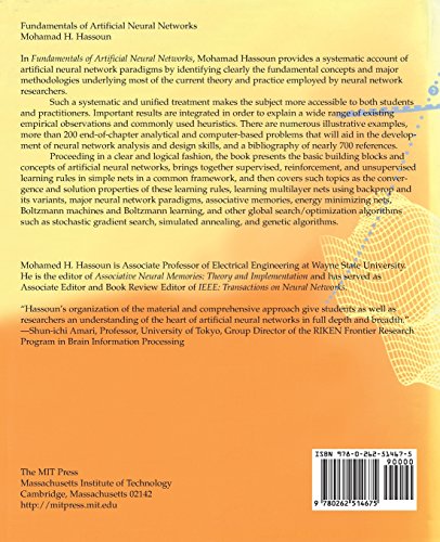 Fundamentals of Artificial Neural Networks,Used