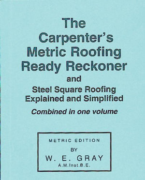 The Carpenter'S Metric Roofing Ready Reckoner,Used