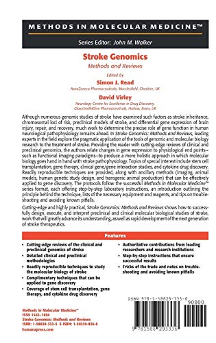 Stroke Genomics: Methods and Reviews (Methods in Molecular Medicine, 104),Used