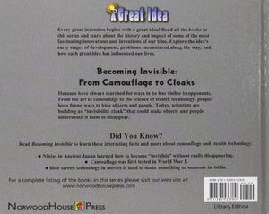 Becoming Invisible: from Camouflage to Cloaks: From Camouflage to Cloaks (Great Idea),Used