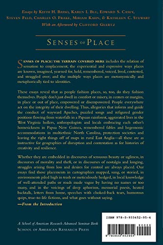 Senses of Place (School for Advanced Research Advanced Seminar Series),New