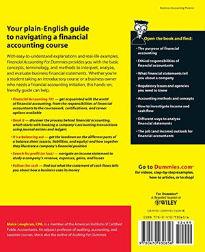 Financial Accounting For Dummies,Used