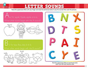 Ready to Learn: PreKindergarten SkillBuilding Workpad: Letter Sounds, Number Practice, Alphabet Writing, Counting, Shapes,Used