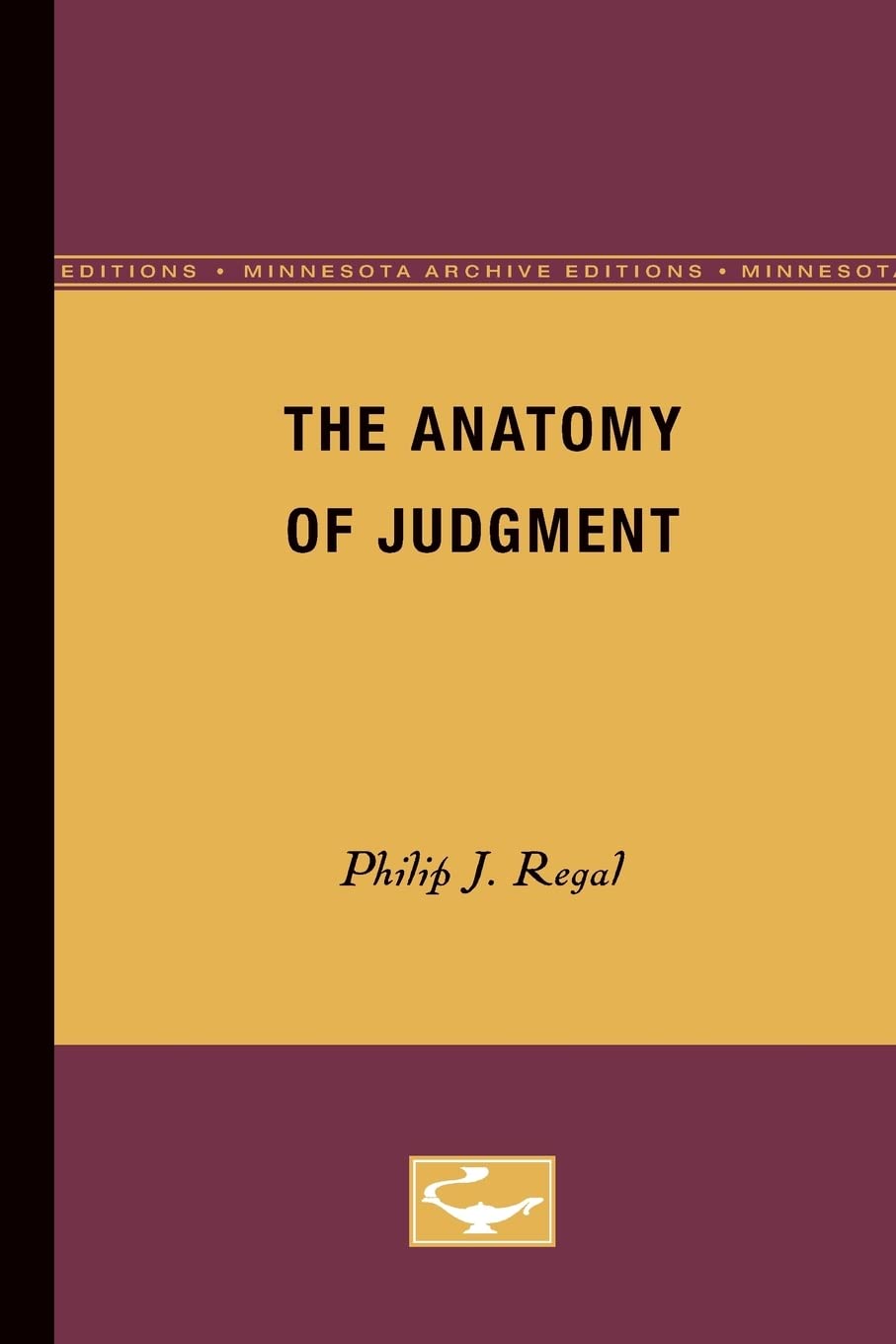 The Anatomy of Judgment,Used