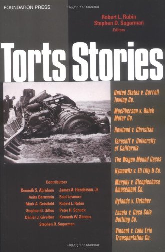 Torts Stories (Law Stories),Used