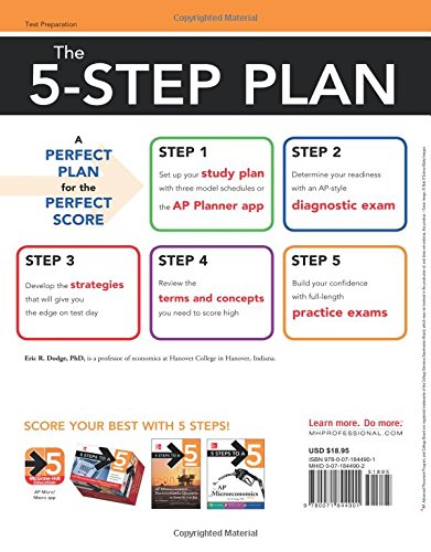 5 Steps to A 5 AP Macroeconomics 2016,Used