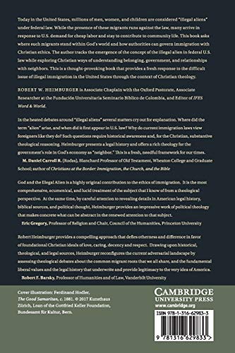 God and the Illegal Alien: United States Immigration Law and a Theology of Politics (Law and Christianity),Used
