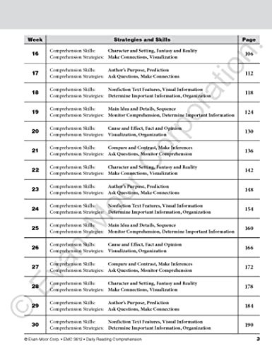 Evanmoor Daily Reading Comprehension, Grade 2  Homeschooling & Classroom Resource Workbook, Reproducible Worksheets, Teaching
