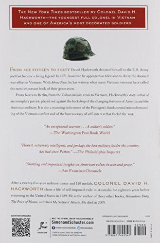 About Face: The Odyssey of an American Warrior,Used