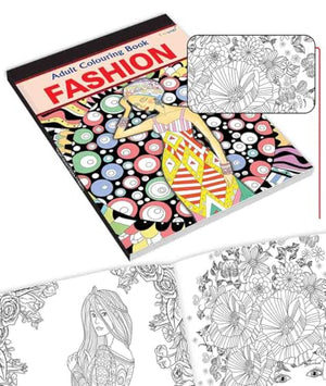 Fashion - Adult Colouring Book : Coloring Book For Adults, Relaxing Art Coloring, Art Book For Relaxation