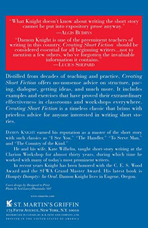 Creating Short Fiction,New