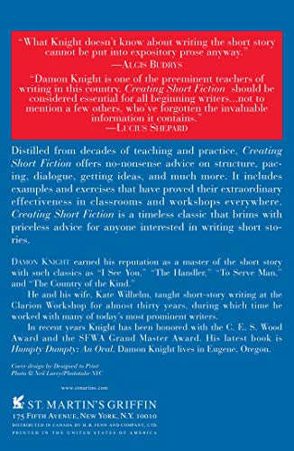 Creating Short Fiction,New
