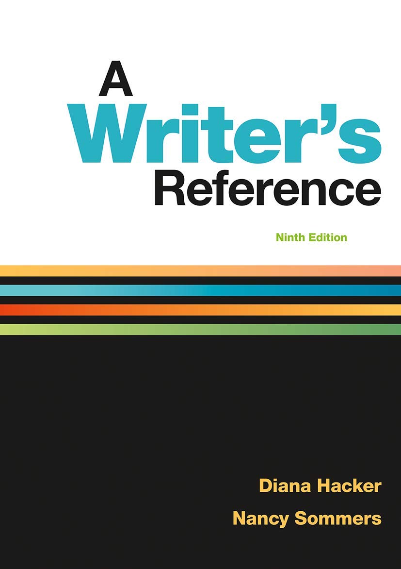 A Writer'S Reference
