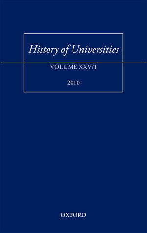 History of Universities: Volume XXV/1 (History of Universities Series),Used