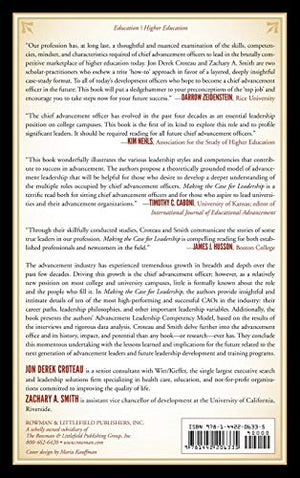 Making the Case for Leadership: Profiles of Chief Advancement Officers in Higher Education,Used