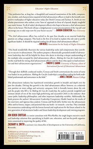 Making the Case for Leadership: Profiles of Chief Advancement Officers in Higher Education,Used