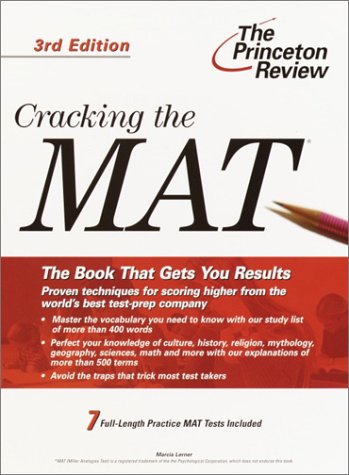 Cracking the MAT, 3rd Edition (Graduate School Test Preparation),Used