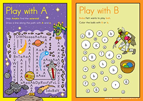 Star Wars Workbook: Kindergarten Writing And Abcs (Star Wars Workbooks),New