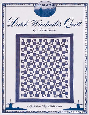 Dutch Windmills Quilt,Used