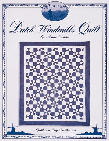 Dutch Windmills Quilt,Used