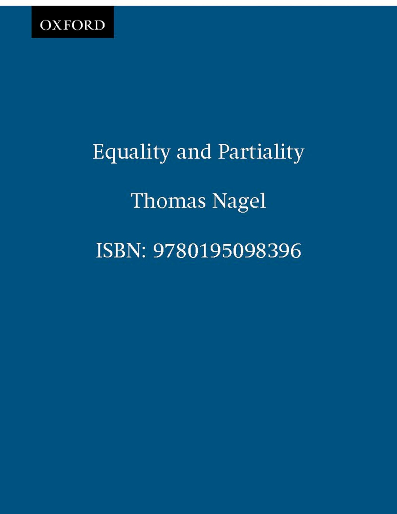 Equality And Partiality