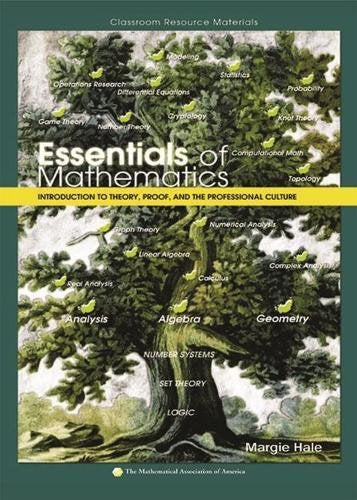Essentials of Mathematics: Introduction to Theory, Proof, and the Professional Culture (Mathematical Association of America Text,New