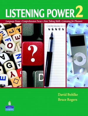 Listening Power 2: Language Focus, Comprehension Focus, Notetaking Skills, Listening for Pleasure,Used
