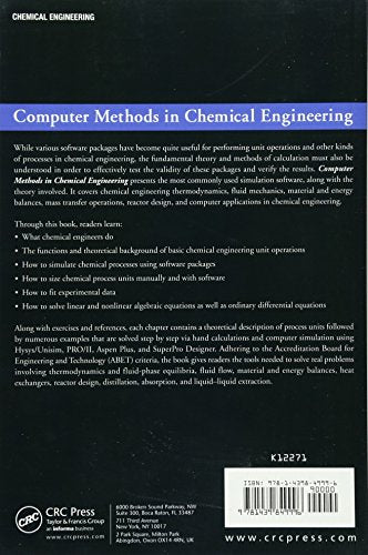 Computer Methods in Chemical Engineering,Used