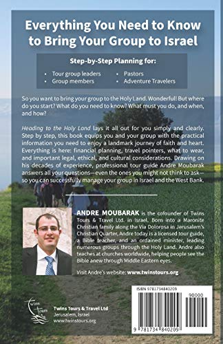 Heading to the Holy Land: How to Pray, Plan and Prepare for a LifeChanging Journey,Used