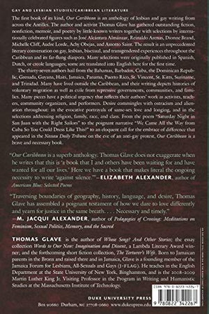 Our Caribbean: A Gathering Of Lesbian And Gay Writing From The Antilles,Used