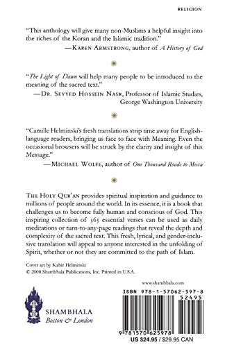 The Light of Dawn: Daily Readings from the Holy Qur'an,New