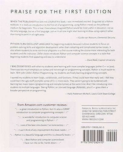 Python Programming: An Introduction to Computer Science,New