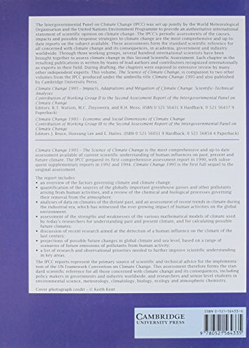 Climate Change 1995: The Science of Climate Change: Contribution of Working Group I to the Second Assessment Report of the Inter,Used