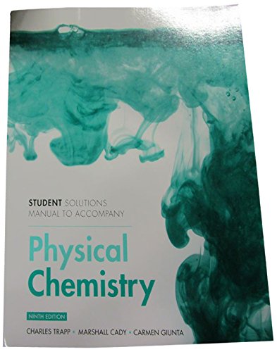 Student Solutions Manual for Physical Chemistry,Used