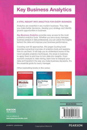 Key Business Analytics: The 60+ Tools Every Manager Needs To Turn Data Into Insights,Used