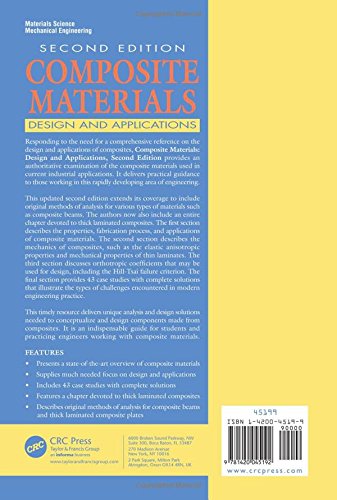 Composite Materials: Design and Applications, Second Edition,Used