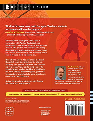 Fantasy Basketball and Mathematics: Student Workbook,Used