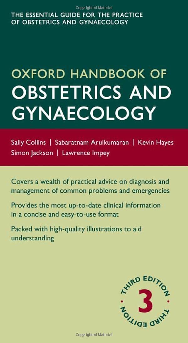 Oxford Handbook of Obstetrics and Gynaecology (Oxford Medical Handbooks),Used
