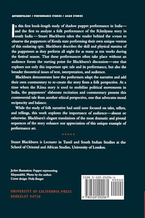Inside the DramaHouse: Rama Stories and Shadow Puppets in South India,New