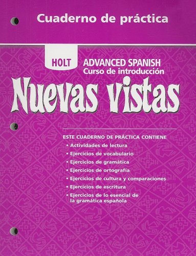 Nuevas Vistas: Cuaderno Practica Intro,Used