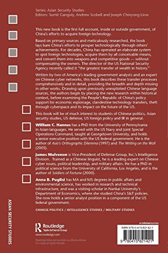 Chinese Industrial Espionage: Technology Acquisition And Military Modernisation (Asian Security Studies)