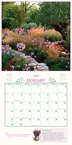 Secret Garden Wall Calendar 2022: A year of photographs that transport you to a garden sanctuary.,New