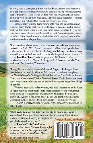 Walk, Hike, Saunter: Seasoned Women Share Tales and Trails,Used