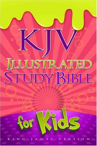 KJV Illustrated Study Bible for Kids, Pink LeatherTouch,Used