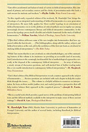Biblical Interpretation: An Integrated Approach