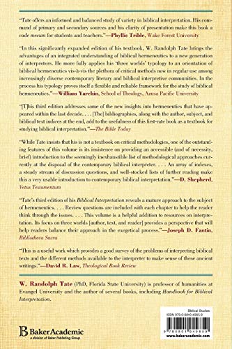 Biblical Interpretation: An Integrated Approach