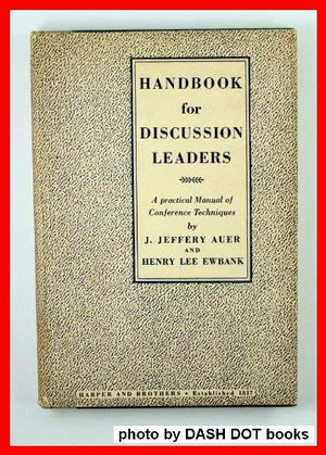 Handbook for Discussion Leaders,Used