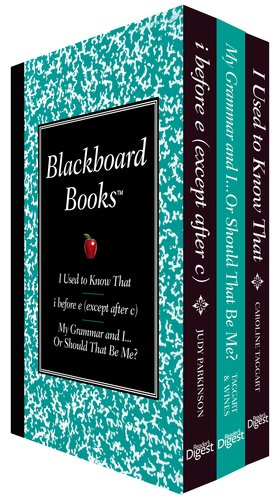 Blackboard Books I Used to Know That, My Grammar and I... or Should That Be Me, and I Before E (Except after C),Used